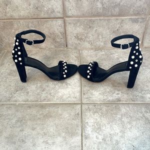 White House Black Market Genuine Suede Heels